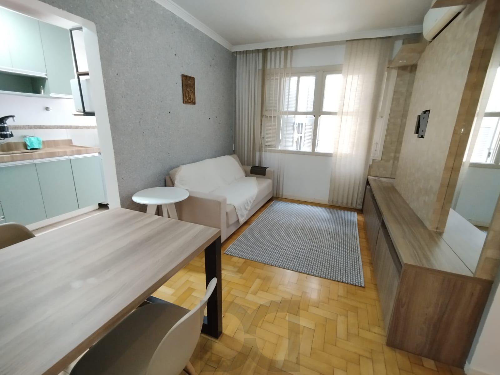 Apartamento 1D, mobiliado, sem vaga, Praia de belas, M. Deus. — foto 3