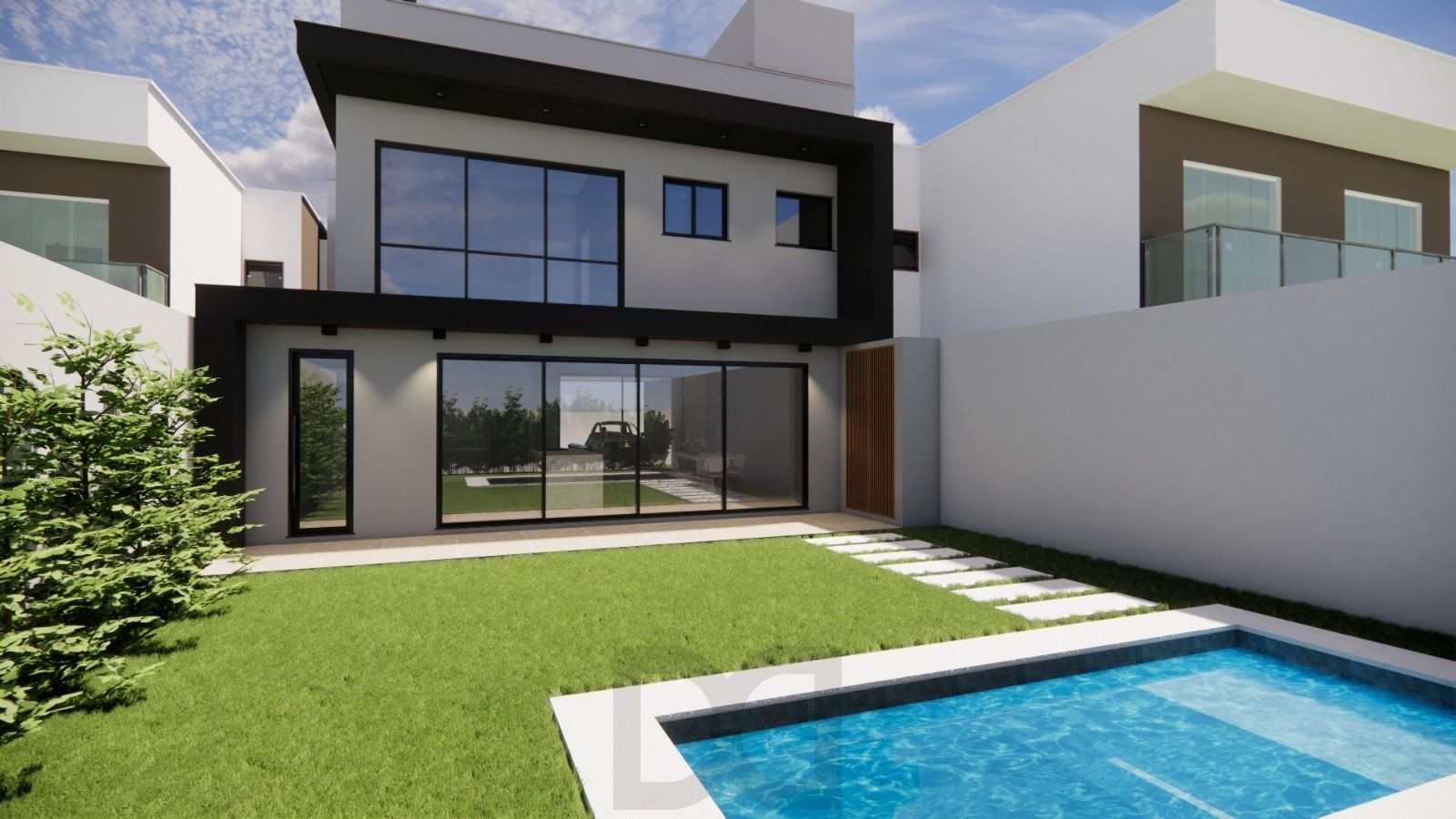 Excelente casa em condomínio com 3 suítes e 4 vagas, com 237,2m² de área privativa em terreno de 649,75m². — foto 2