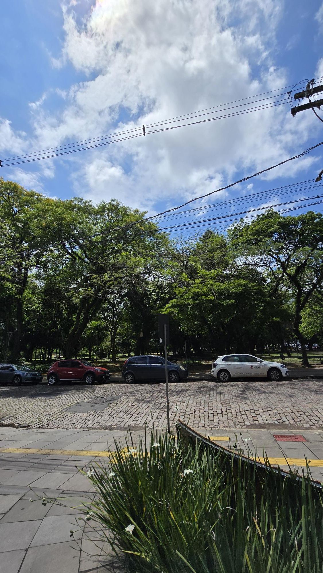 Em frente ao Parcão