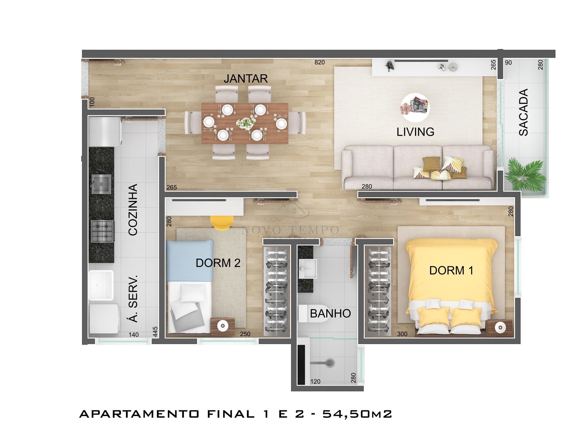 Apartamento, 2 quartos, 60 m² - Foto 8