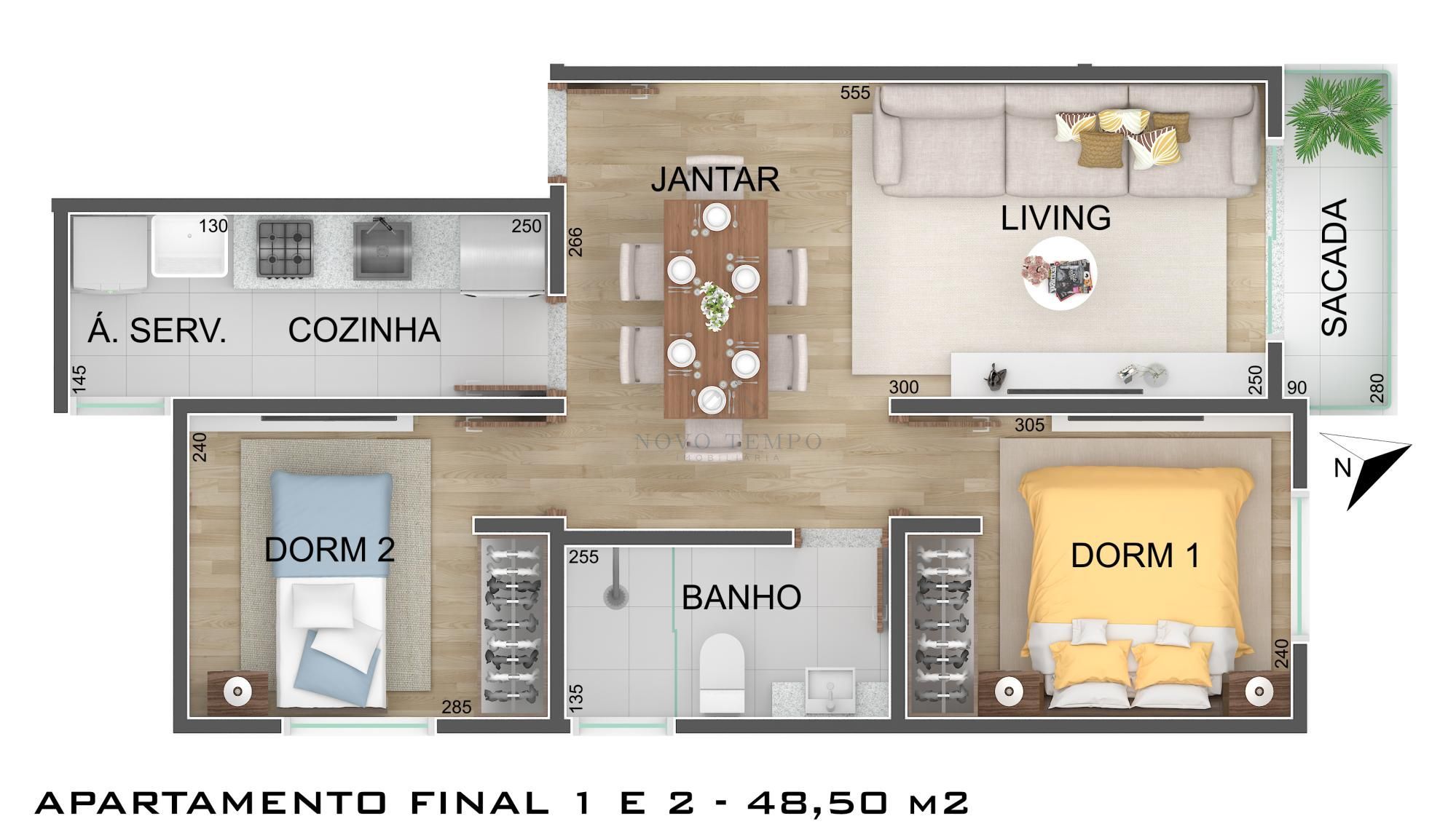 Apartamento, 2 quartos, 48 m² - Foto 15