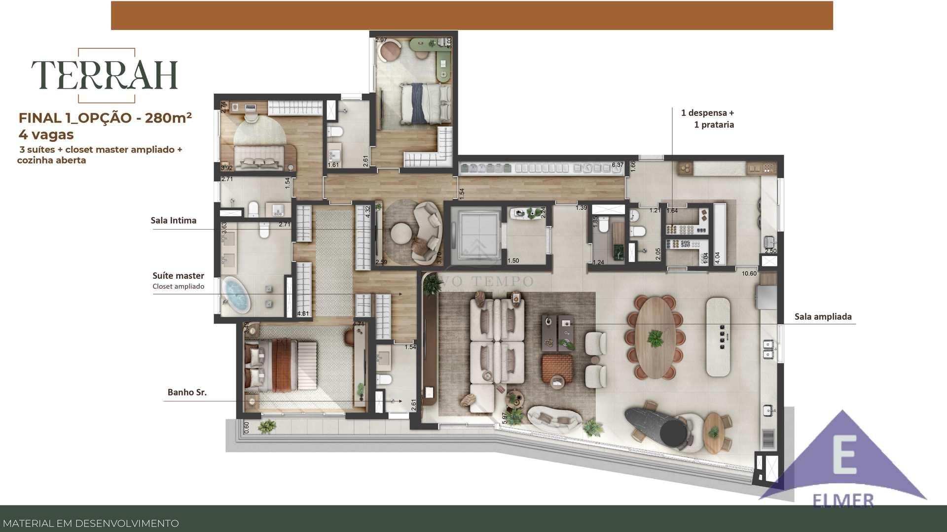 Apartamento, 3 quartos, 240 m² - Foto 4