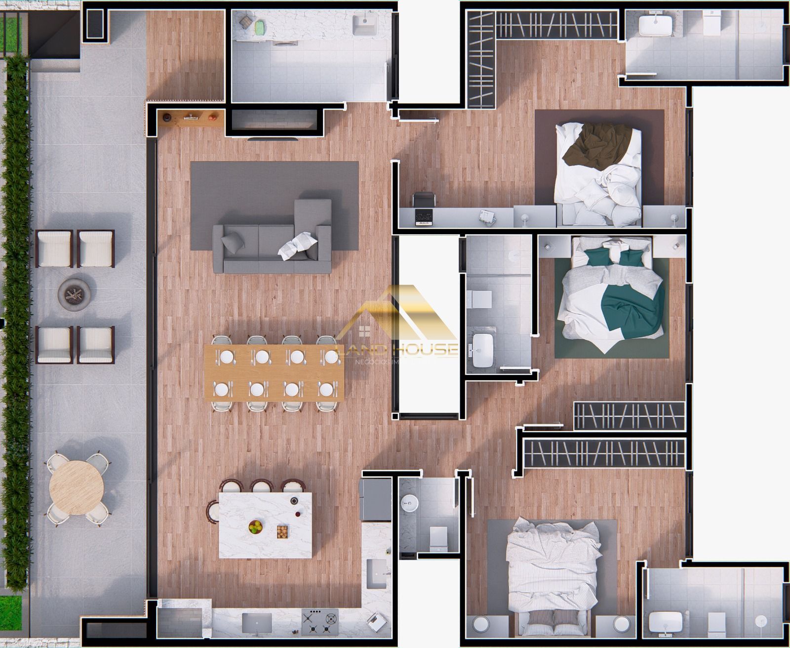 Apartamento, 2 quartos, 137 m² - Foto 13