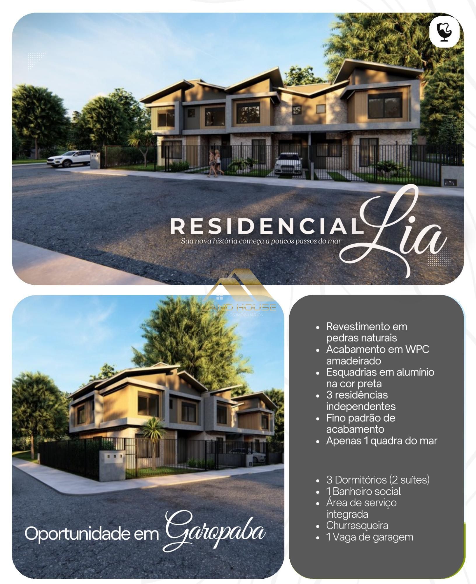 Casa à venda  no Centro - Garopaba, SC. Imóveis