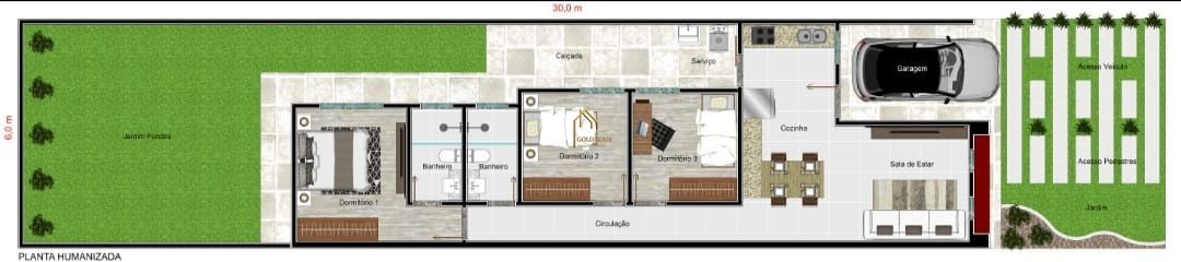 Casa, 3 quartos, 92 m² - Foto 4