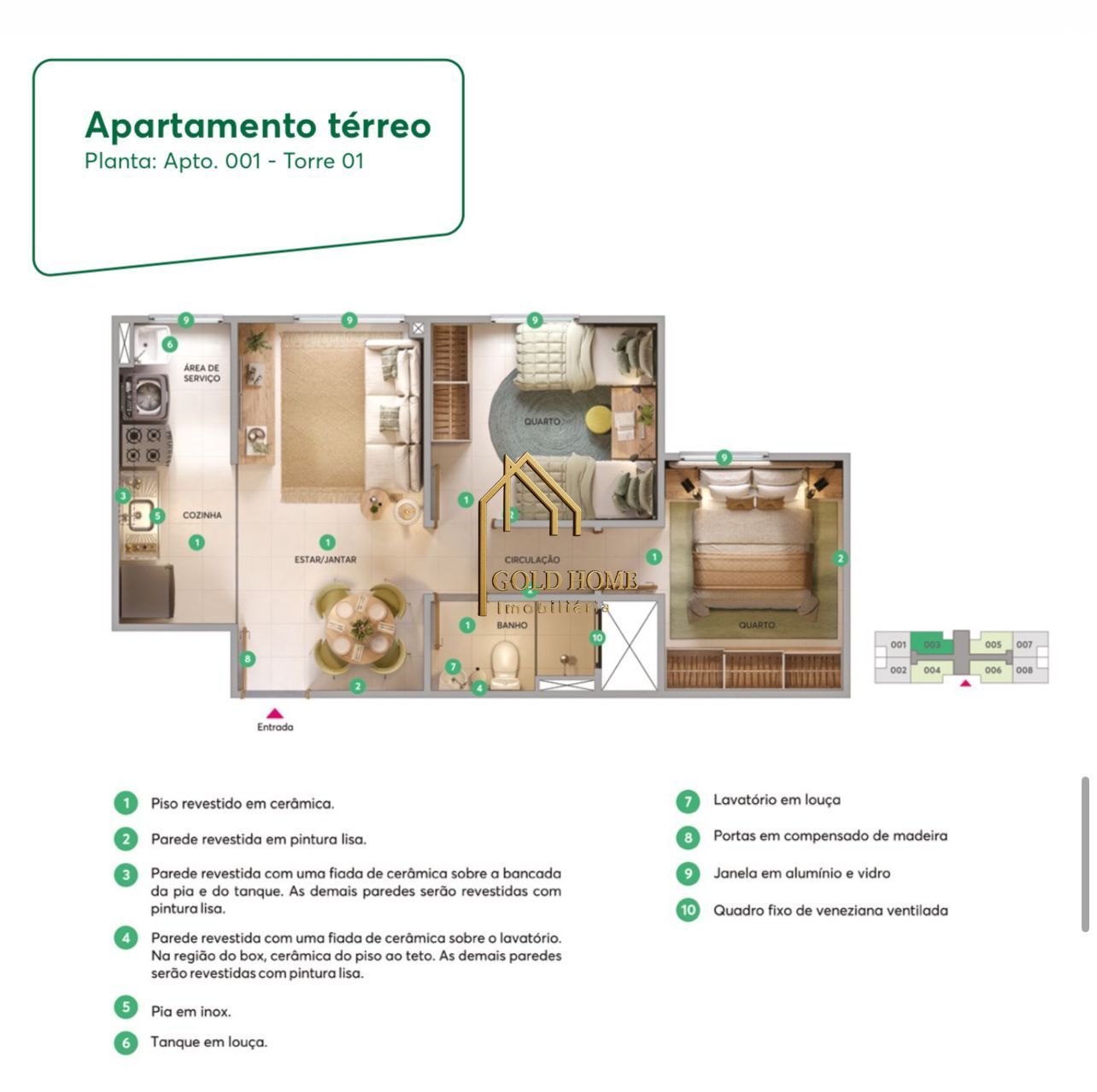 Apartamento, 2 quartos, 41 m² - Foto 9