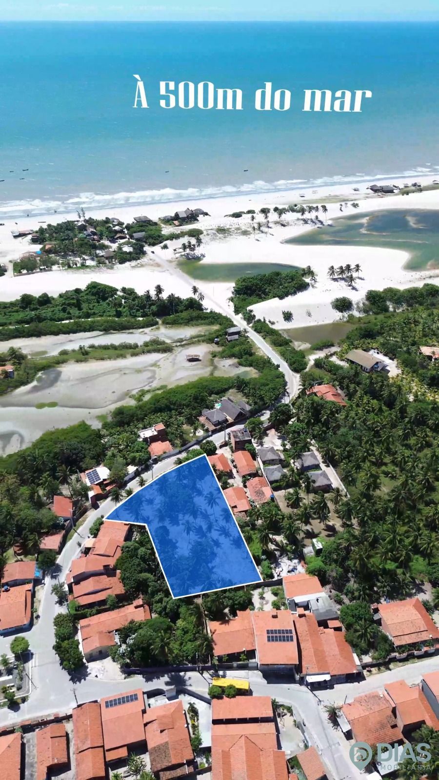 Terreno á venda na praia de Barrinha