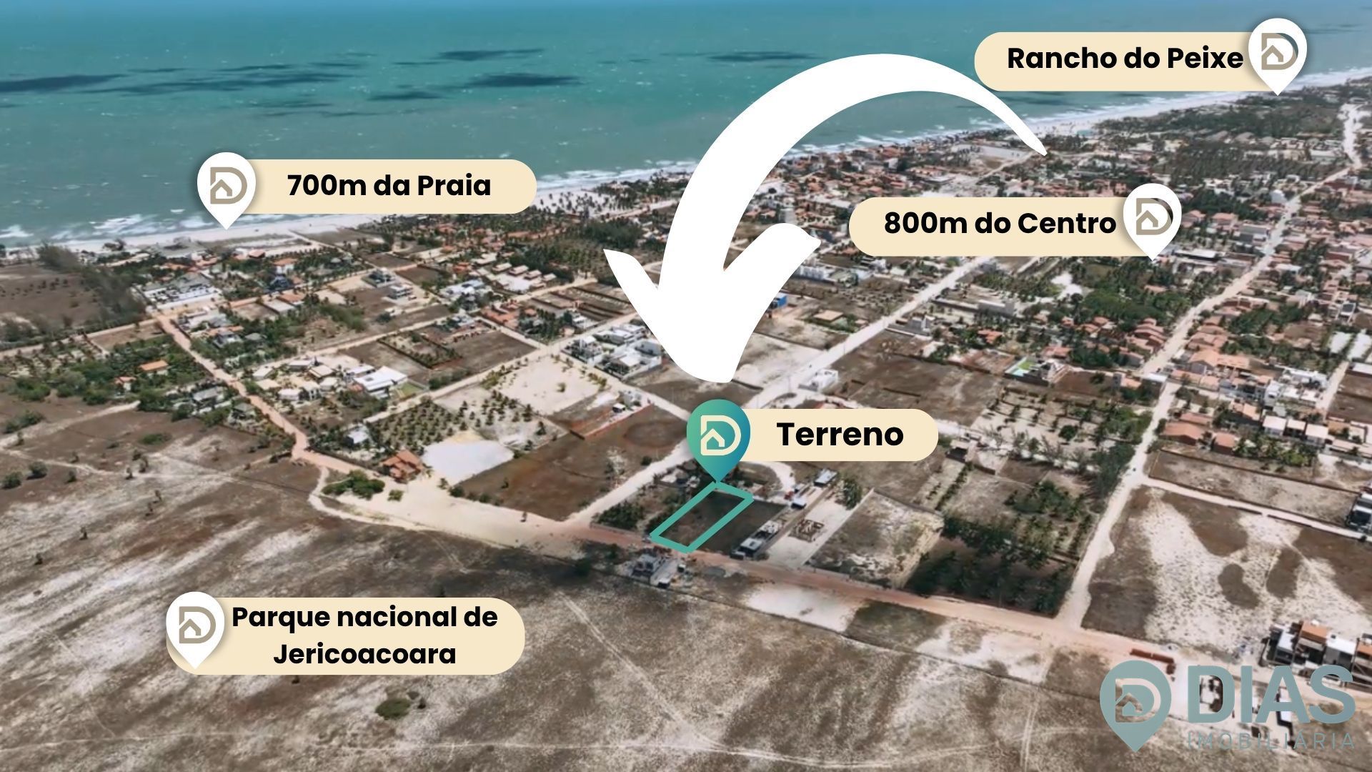 Terreno á venda na praia do Preá - Próximo ao Parque Nacional de Jericoacoara