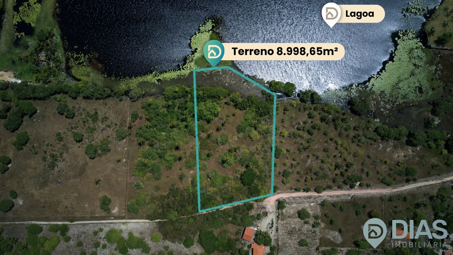 Terreno à Venda em Barrinha — Frente para a Lagoa do Toco