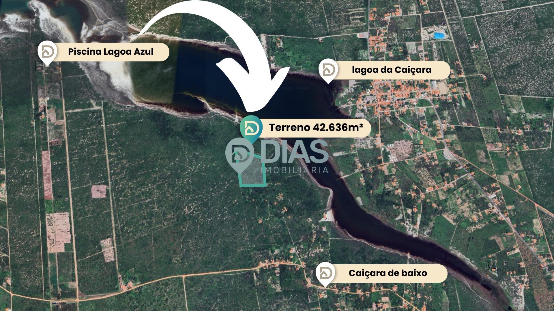Terreno á venda próximo da Lagoa Azul