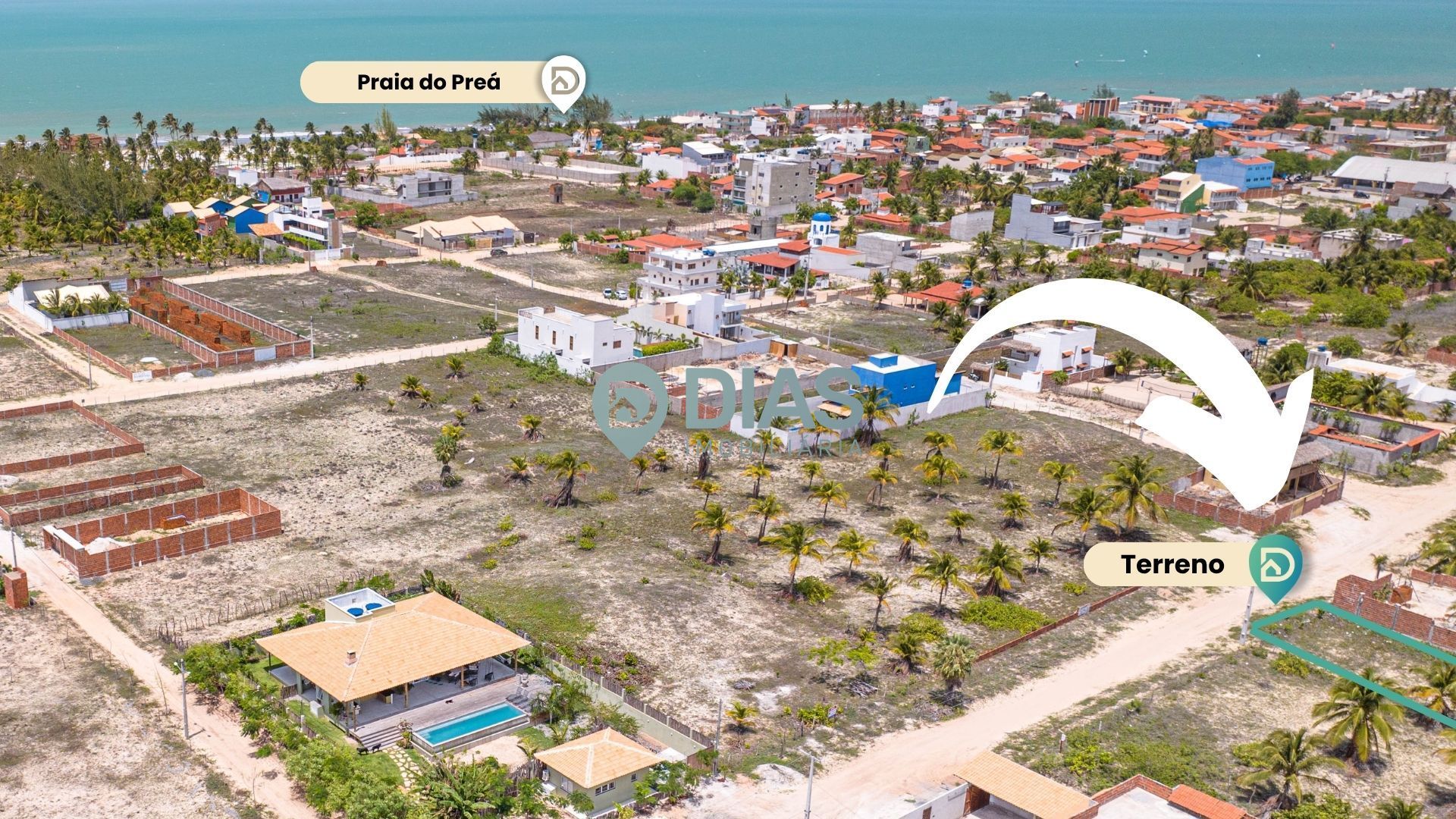 Terreno à venda na Praia do Preá