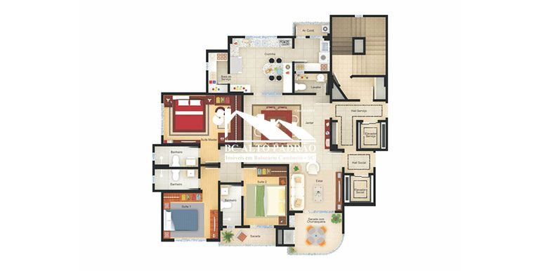 Apartamento à venda com 3 quartos, 138m² - Foto 11