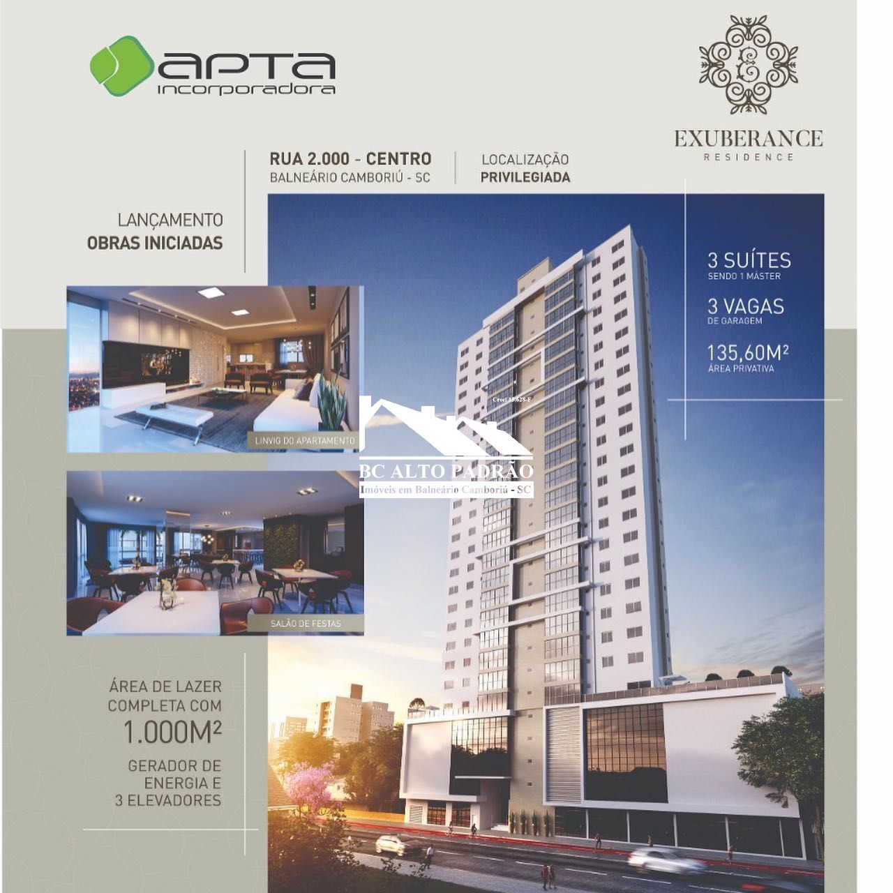 Apartamento, 3 quartos, 135 m² - Foto 1