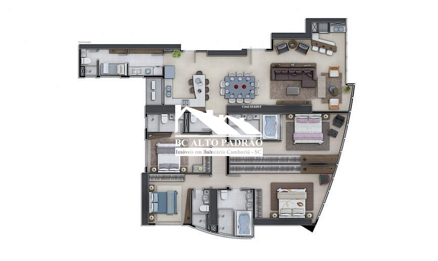Apartamento, 4 quartos, 198 m² - Foto 17