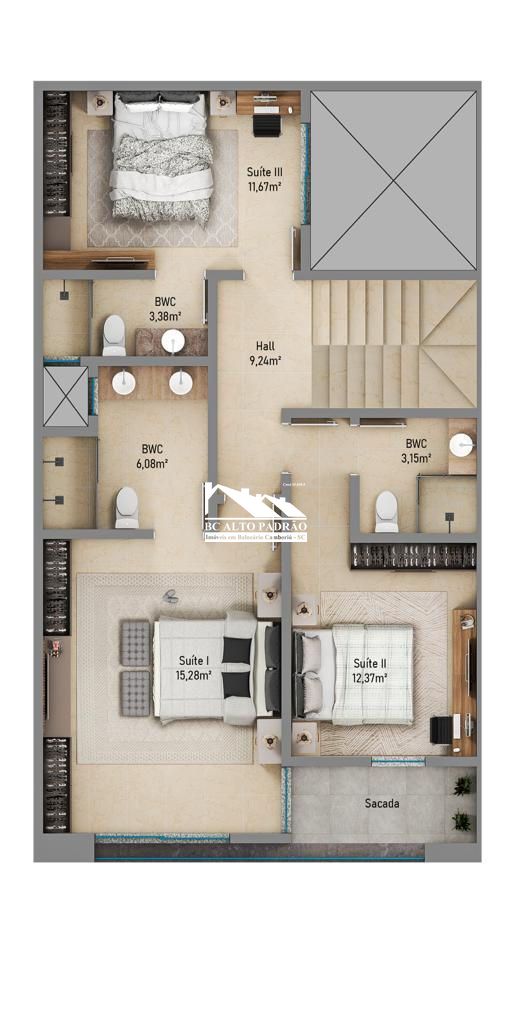 Casa, 3 quartos, 190 m² - Foto 12