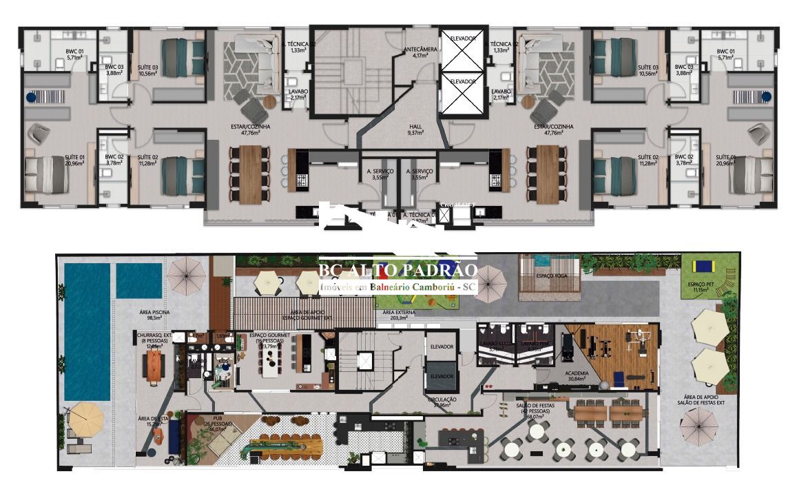 Apartamento, 3 quartos, 130 m² - Foto 8