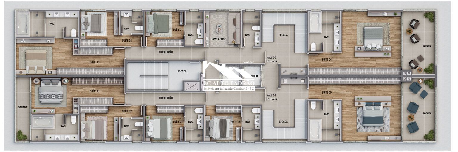 Apartamento à venda com 3 quartos, 172m² - Foto 18