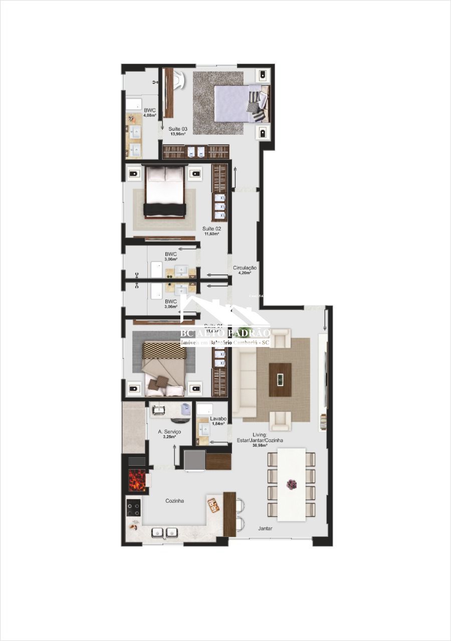 Apartamento, 3 quartos, 107 m² - Foto 7