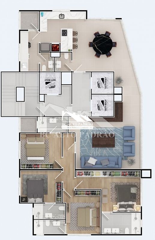 Apartamento à venda com 3 quartos, 130m² - Foto 4