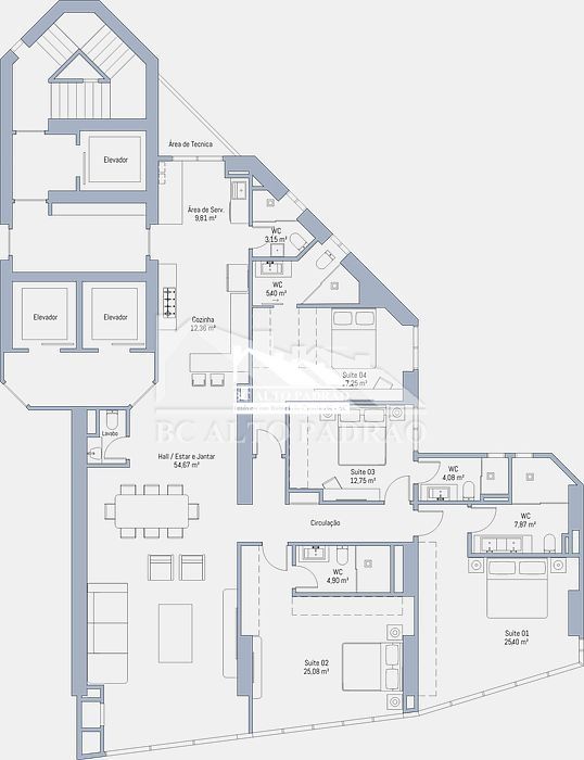 Apartamento, 4 quartos, 230 m² - Foto 4