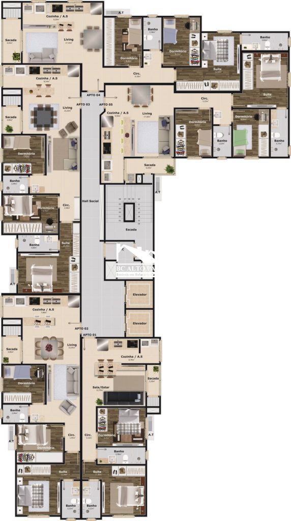 Apartamento, 3 quartos, 80 m² - Foto 19