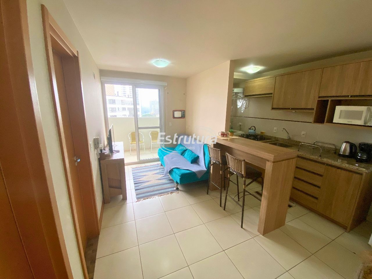 Apartamento totalmente mobiliado no centro de Santa Maria.