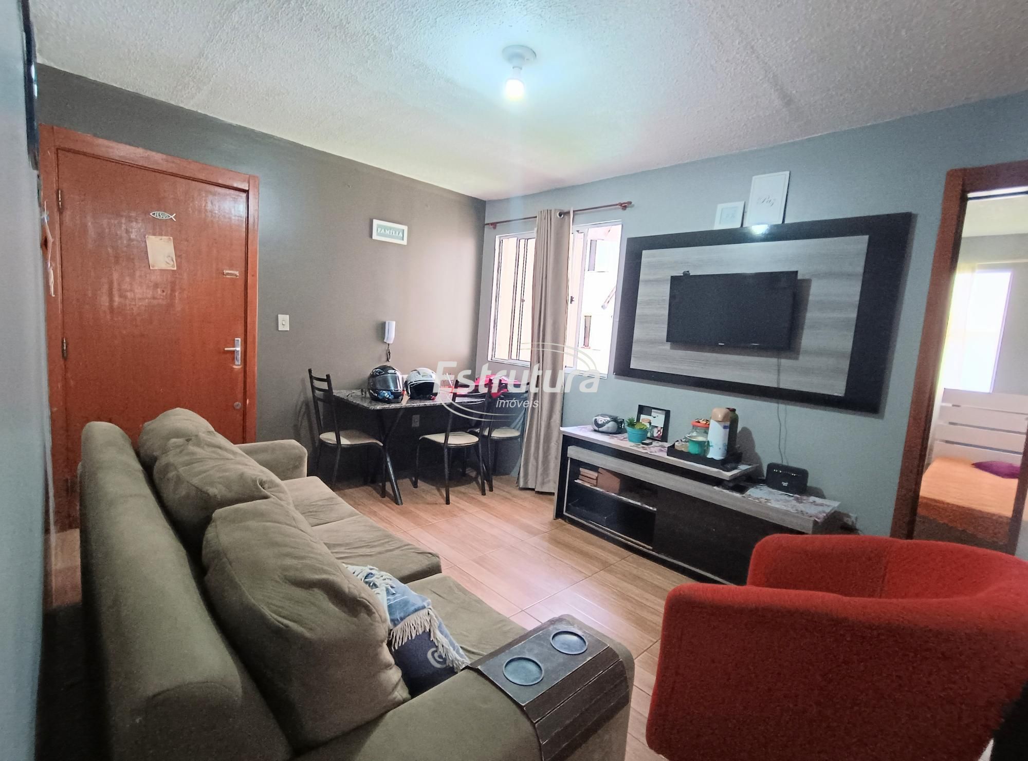 Apartamento a venda com dois dormitórios em condomínio fecha