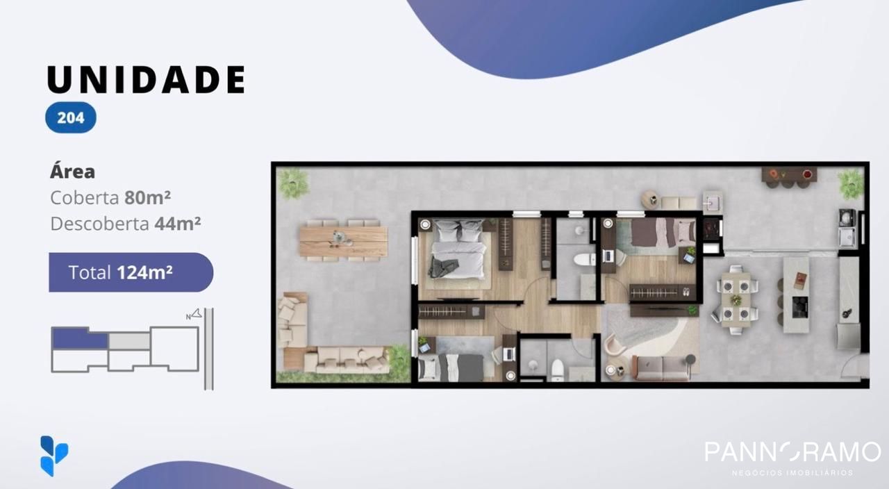 Apartamento, 3 quartos, 83 m² - Foto 2