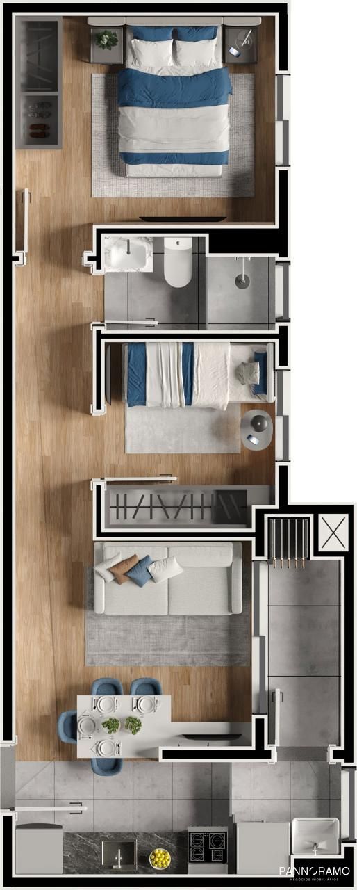 Apartamento, 2 quartos, 46 m² - Foto 5