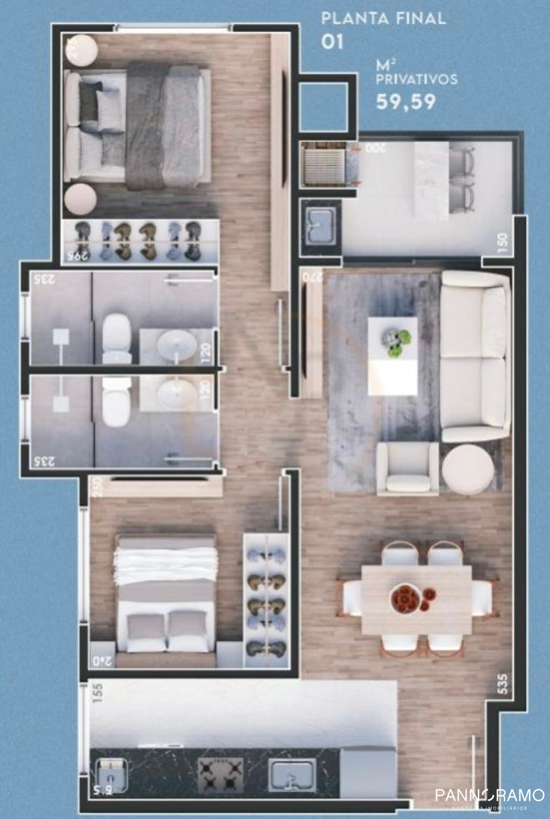 Apartamento, 2 quartos, 59 m² - Foto 18