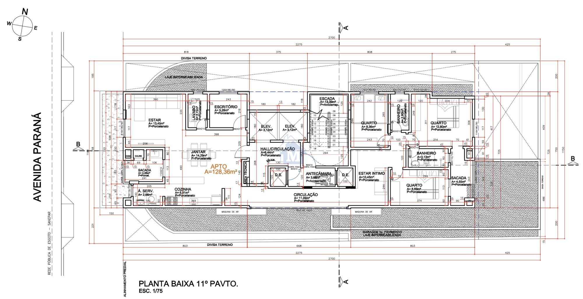 Apartamento à venda com 3 quartos, 128m² - Foto 16