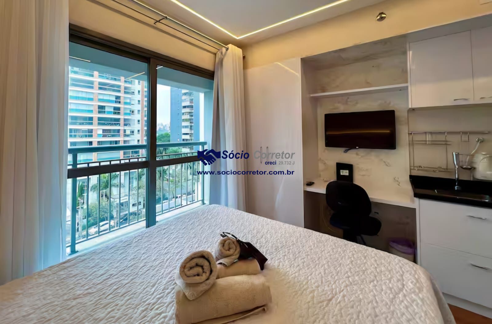 Apartamento, 1 quarto, 21 m² - Foto 1