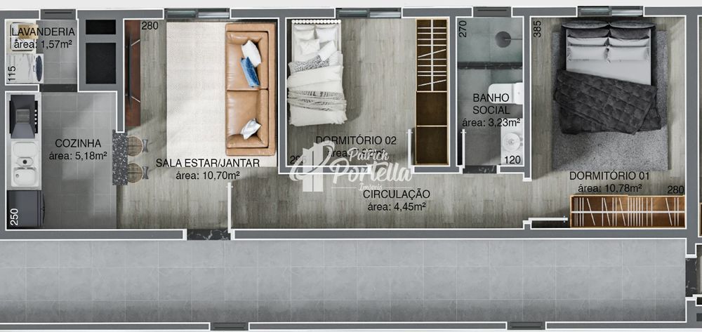 Apartamento à venda com 99m² na Rua Farrapos, Nossa Senhora Medianeira em Santa  Maria, RS