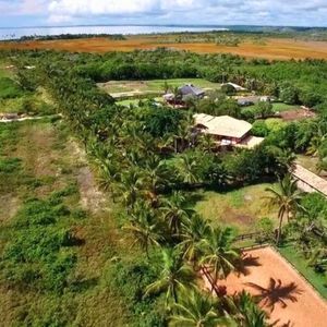 Casa de praia frente mar com 4 suítes, Santo André - Bahia