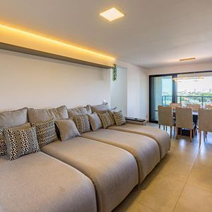 Apartamento mobiliado no Edifício Atoll com 104 m², 3 suítes e lazer completo