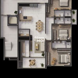 APARTAMENTO 3 SUITES, 2 BOXES