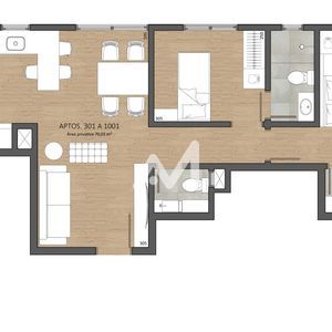 Apartamento com 69m² e 2 dormitórios no bairro Moinhos em Lajeado para Comprar