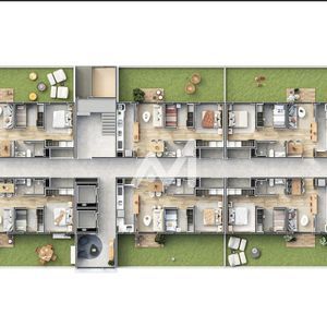 Apartamento com 53m² e 2 dormitórios no bairro Universitário em Lajeado para Comprar