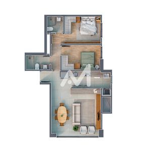 Apartamento com 72m² e 2 dormitórios no bairro Hidráulica em Lajeado para Comprar