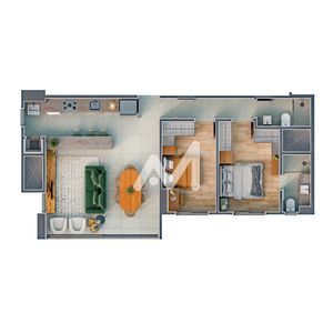 Apartamento com 73m² e 2 dormitórios no bairro Hidráulica em Lajeado para Comprar