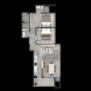 Apartamento com 68m², 2 dormitórios, 1 suíte, 1 vaga no Axxis em Torres para Comprar