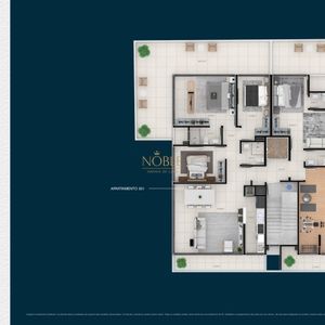 Apartamento com 80m², 2 dormitórios, 1 suíte, 1 vaga no Opportunity em Torres para Comprar