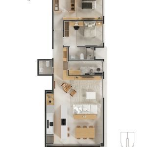 Apartamento com 124m², 2 dormitórios, 2 suítes, 2 vagas no Dom 380 em Torres para Comprar
