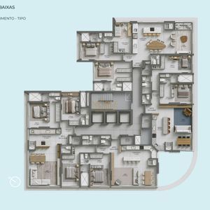 Apartamento com 100m², 3 dormitórios, 3 suítes, 1 vaga no Atlantico em Torres para Comprar