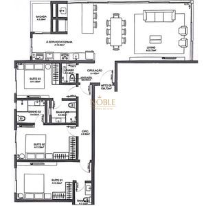 Apartamento com 142m², 3 dormitórios, 3 suítes, 2 vagas no Oceano Home Resort em Torres para Comprar