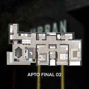 Apartamento com 109m², 3 dormitórios, 1 suíte, 2 vagas no Urban em Torres para Comprar