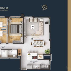 Apartamento com 108m², 3 dormitórios, 1 suíte, 1 vaga no Sun Haus em Torres para Comprar