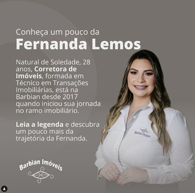 Conheça um pouco da corretora Fernanda Lemos