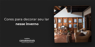 Cores para decorar seu lar neste inverno