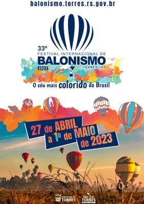 33º Festival Internacional de Balonismo de Torres será de 27 de abril a 1º de maio de 2023
